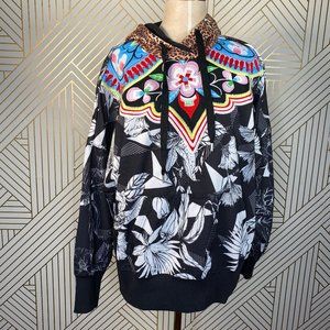 Adidas x Farm Floral Tropical Leopard Hoodie